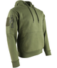 Кофта худі військова тактична KOMBAT UK чоловіча з липучками під шеврони Tactical Hoodie оливковий XXXL TR_kb-th-olgr-xxxl - зображення 1