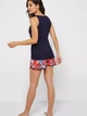 Пижама (майка + шорты) женская хлопковая U.S. Polo Assn 16212 M Navy (8680557249439) - изображение 2