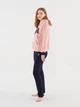 Пижама (худи + штаны) женская U.S. Polo Assn 16808 L Pink (8680557380118) - изображение 3
