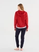Пижама (худи + штаны) женская хлопковая U.S. Polo Assn 16811 L Red (8680557380361) - изображение 2