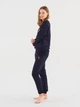 Піжама (світшот + штани) жіноча U.S. Polo Assn 16813 L Navy (8680557380668) - зображення 3