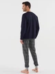 Пижама (лонгслив + штаны) мужская больших размеров U.S. Polo Assn 18639 XL Navy (8680557385427) - изображение 2