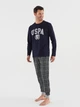 Пижама (лонгслив + штаны) мужская больших размеров U.S. Polo Assn 18639 XL Navy (8680557385427) - изображение 3