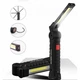 Фонарь аккумуляторный Worklight складной 360° с магнитом, зажим, крюк для подвеса, встроенный аккумулятор. - изображение 7