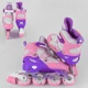 Роликовые коньки Best Roller (34-37) светящиеся PVC колёса, в сумке. Pink (98868) - изображение 3