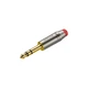 Разъем Roxtone RJ3PP-RD-NG Jack 6.3mm (stereo) - изображение 1
