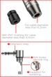 Разъем Roxtone RMJ3RPP-BG Jack 3,5 (stereo) угловой - изображение 2