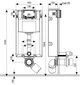 Инсталляционный бачок для унитаза QTAP Nest 1035 х 420 х150 mm, 18/23 cм QT0134M429 - изображение 12