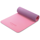 Коврик (мат) для фитнеса и йоги Queenfit Premium TPE 0,6см розово-фиолетовый - изображение 1