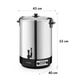 Диспенсер для глінтвейну (термопот) Klarstein KonfiStar 40 2500w - изображение 2