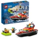 Конструктор LEGO City Лодка пожарной бригады 144 детали (60373) - изображение 2
