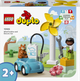 Zestaw klocków LEGO DUPLO Town Turbina wiatrowa i samochód elektryczny 16 elementów (10985) - obraz 1