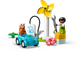 Zestaw klocków LEGO DUPLO Town Turbina wiatrowa i samochód elektryczny 16 elementów (10985) - obraz 9