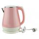 Електрочайник металевий дисковий Horoz Electric Kettle-1 1.5 л 1500 Вт Рожевий/ Білий - зображення 3