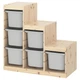 Стелаж для зберігання з контейнерами IKEA TROFAST 94x44x91 см (893.293.72) - изображение 1