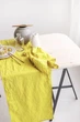 Скатертина-доріжка Раннер з лляної тканини TouchableLinen 1 шт 30*250 см Жовтий - зображення 3