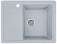 Мийка кухонна, гранітна, прямокутна Valetti 28R 620x500x210мм Сіра - зображення 2