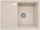 Керамическая кухонная мойка EcoLine EL75L 585x445x185мм Бежевая - изображение 1