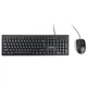 Комплект (клавиатура и мышь) Vinga KBS806, проводной, USB, черный - изображение 1