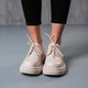 Броги женские Fashion Hogan 3792 38 размер 24 см Бежевый 4419856 - изображение 2