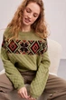Джемпер "Меланка" оливковий, One Size - изображение 4