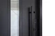 Входные полуторные двери Abwehr Cottage Ufo Black 1200х2050 мм правая Ral 9005 - изображение 12