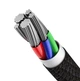 Кабель Baseus High Density Braided Type-C to Lightning PD 20W (2m) (черний) - изображение 6