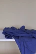 Льняная скатерть на стол TouchableLinen 1 шт 100х100 см Синий - изображение 3