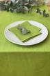 Льняные салфетки TouchableLinen 1 шт Салатовый Салфетки для сервировки стола 25х25 см - изображение 9