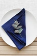 Льняные салфетки TouchableLinen 1 шт Синий 40х40 см - изображение 7