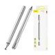 Ручка Стилус универсальный для телефона смартфона планшета Baseus Cudgel Stylus Pen 2in1 многофункциональный аксессуар Silver - изображение 2