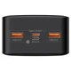Портативный павербанк Baseus Digital display 30000mAh на 20 W с LED-дисплеем, + кабель в комплекте Черный - изображение 4