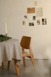 Льняная скатерть на стол TouchableLinen 1 шт 100х100 см Бежевый - изображение 4