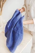 Полотенце для кухни из льна TouchableLinen 1 шт 40х60 см Синий - изображение 1