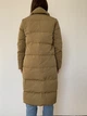 Натуральный длинный пуховик пальто ниже колен Mod-Room XS Хаки RA-PW10205 - изображение 4