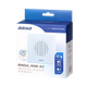 Дзвінок RINGIL MINI AC 1 тоновий білий 230V OR-DP-MR-160/W ORNO - зображення 2