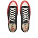 Женские кеды No Brand Comse Des Garcons Play Low Top Sneakers Black/Red Low 39 - изображение 5