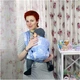 Слінг-шарф HOPPEDIZ Florenz Blue (30 % льону) (4,6 м) - зображення 1