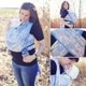 Слінг-шарф HOPPEDIZ Florenz Blue (30 % льону) (4,6 м) - зображення 3
