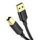 Кабель UGREEN US135 USB 2.0 AM to BM Print 1m Black (20846) - изображение 2