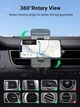 Автотримач з бездротовою зарядкою UGREEN CD256 Wireless Car Charger Gray (40118) - зображення 3