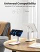 Підставка для телефону UGREEN LP373 Foldable Multi-Angle Phone Desktop Stand with Height Adjustable White (20434) - зображення 4