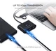 USB-хаб UGREEN CR113 USB 3.0/USB-C to 4xUSB 3.0 1m Black (40850) - зображення 2