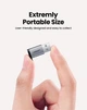 Переходник UGREEN US276 USB 3.0 Male to USB-C 3.1 Female Gray (50533) - изображение 8