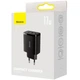 Зарядний пристрій для телефону Baseus Compact Charger 17W (3USB) Чорний - зображення 1