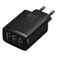 Зарядний пристрій для телефону Baseus Compact Charger 17W (3USB) Чорний - зображення 3