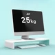 Підставка для монітора, ноутбука Jelly Comb WGBG-001А, біла, з USB-хабом, USB 3.0 - зображення 3