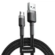 Кабель Baseus Cafule Cable USB for Micro 2.4A 0.5 м Grey/Black - изображение 1