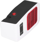 Тепловентилятор мини настольный Handy heater ultra 900Вт портативный электрообогреватель комнатный, с пультом и таймером Белый с красным - изображение 6
