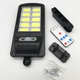 Вуличний світлодіодний ліхтар на сонячній батареї 2 штуки Solar Light SL-10COB з пультом, датчиком руху, акумуляторний - зображення 2